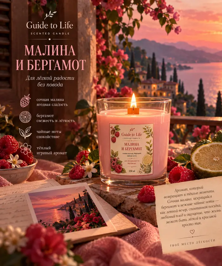 Малина и бергамот